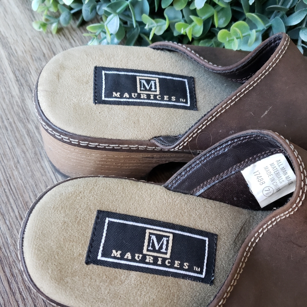 Maurices Brown Platform Clogs - image 6